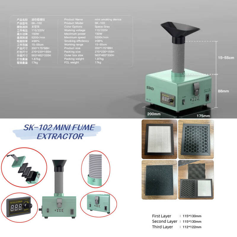 Workshop Use Tools - SK-102 extrator de fumaça de solda