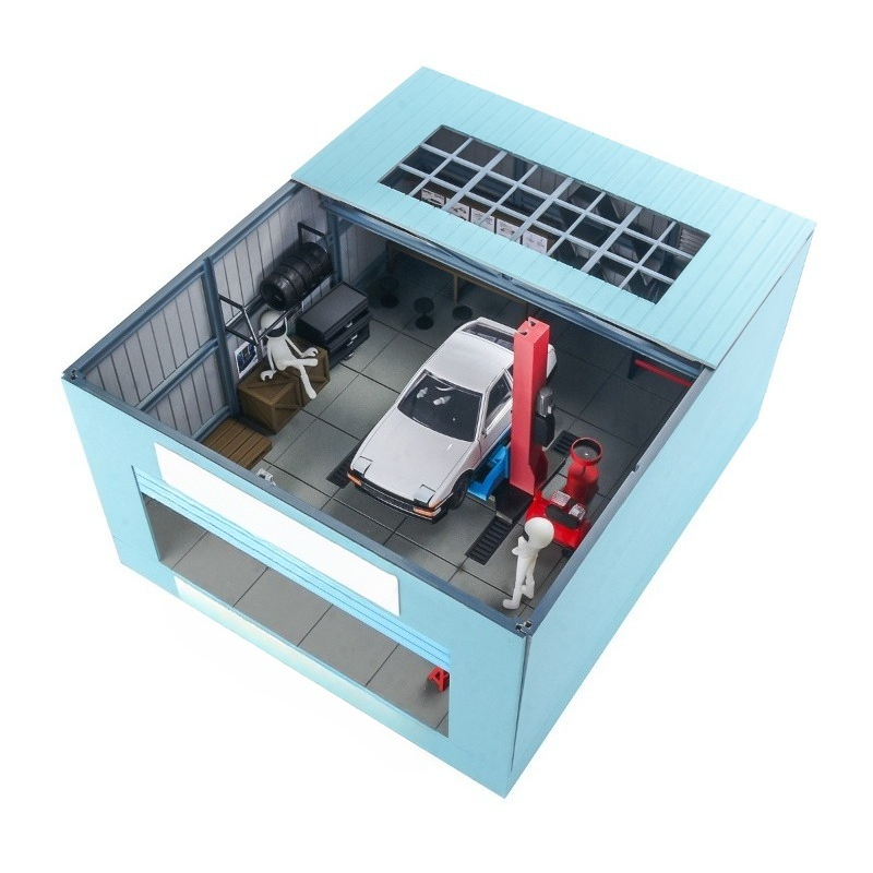 Workshop Tools 3D Model - Mini Oficina de Manutenção para Carros