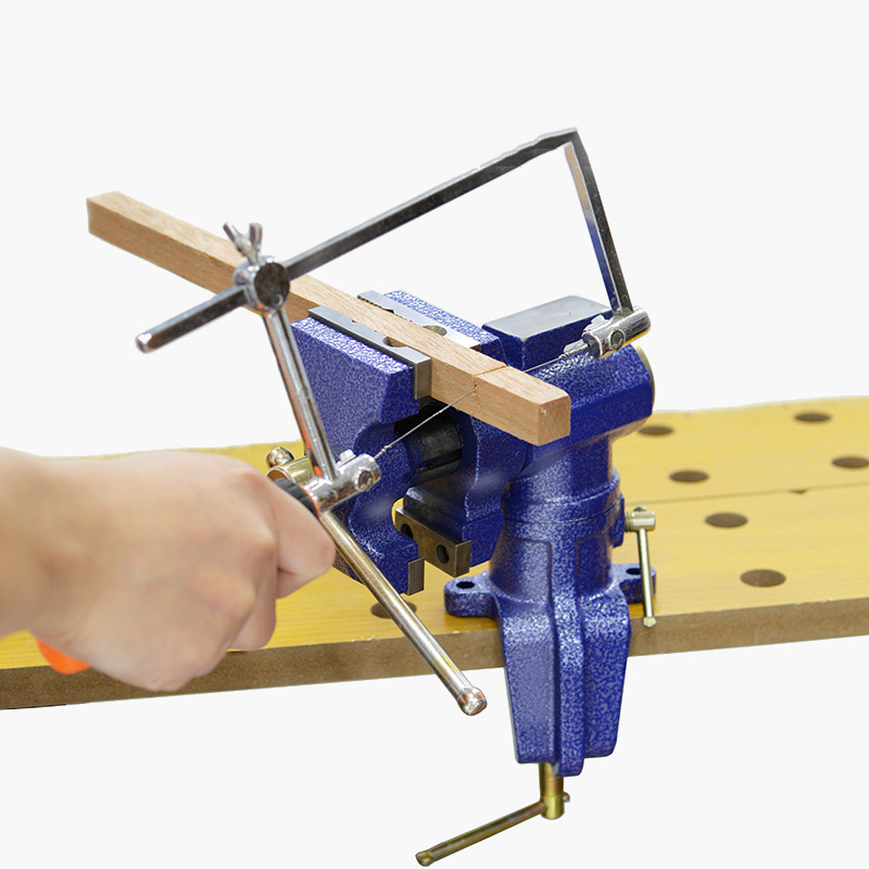 Bench Vise Swivel - Double Jaw Tabela Vise Base giratória,