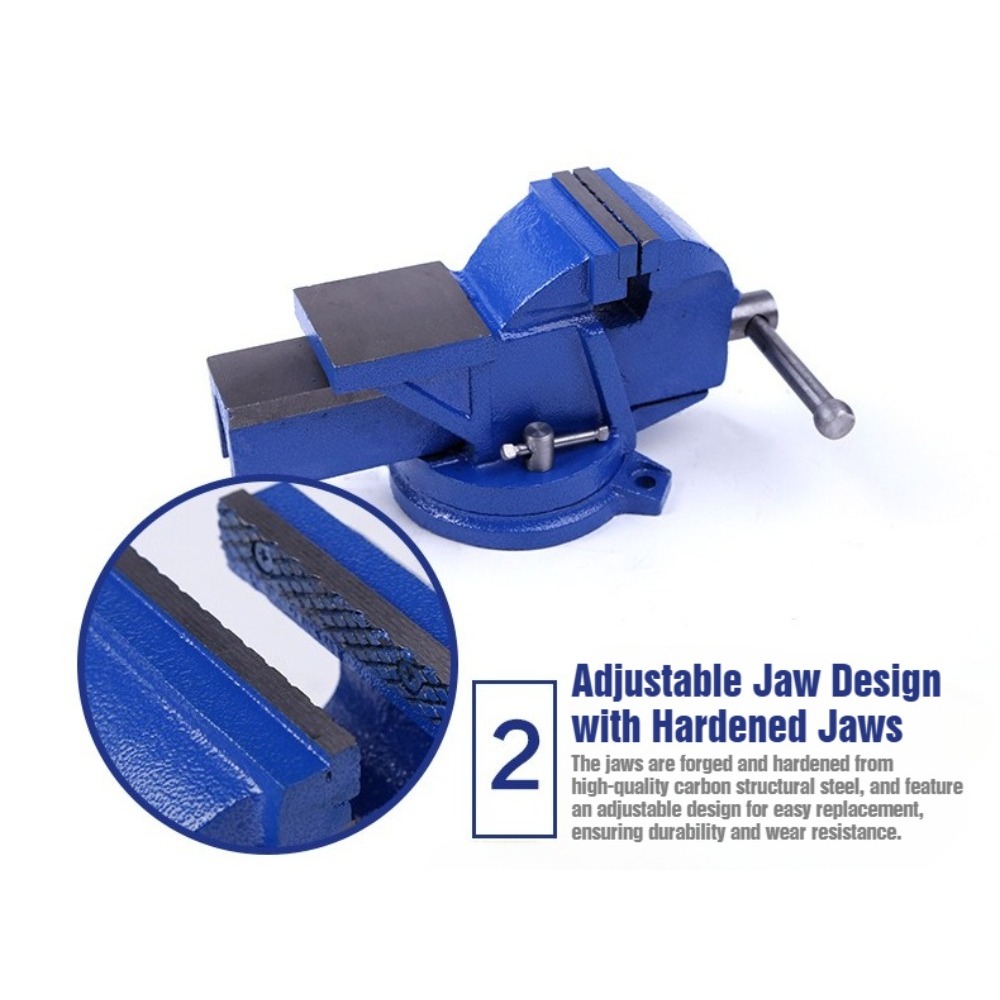 Morsa de Bancada Pesada de 6 P - Bench Vise Swivel avaliação e preço