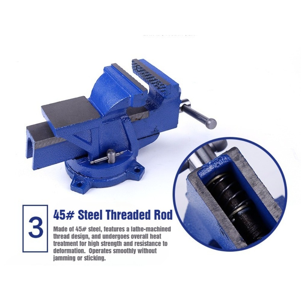 Morsa de Bancada Pesada de 6 P - Bench Vise Swivel avaliação e preço