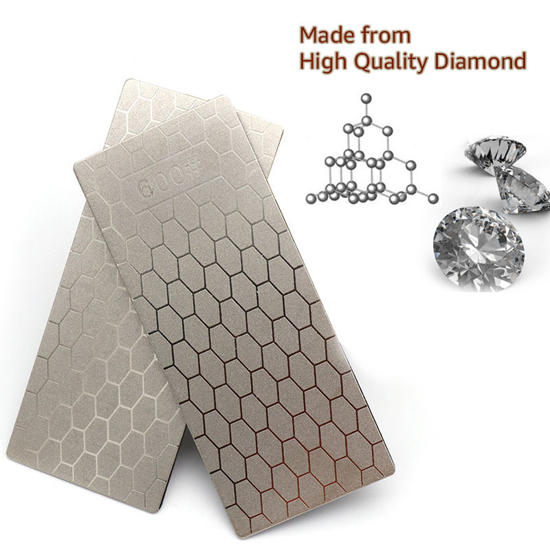 Pedra de afiar facas de diaman - Sharpening Stone Whetstone avaliação e preço