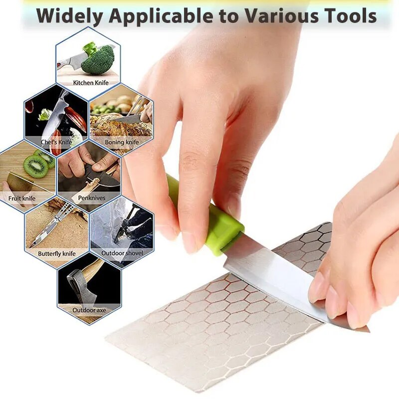 Pedra de afiar facas de diaman - Sharpening Stone Whetstone avaliação e preço