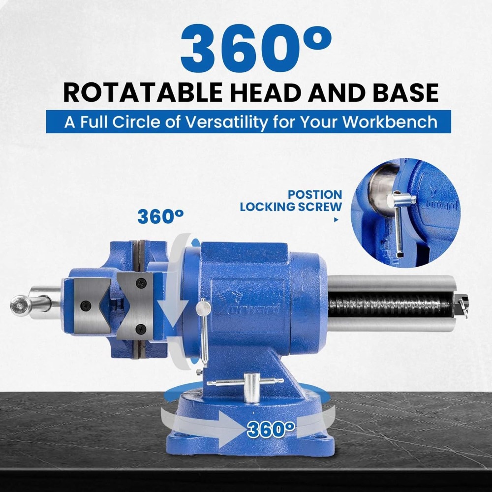 Morsa de Bancada Reforçada de  - Bench Vise Swivel avaliação e preço