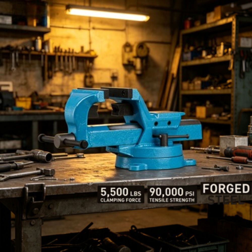 Morsa de Bancada em Aço Forjad - Bench Vise Swivel avaliação e preço