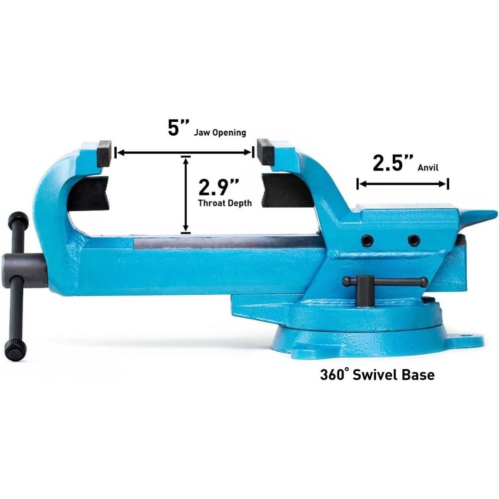 Morsa de Bancada em Aço Forjad - Bench Vise Swivel avaliação e preço