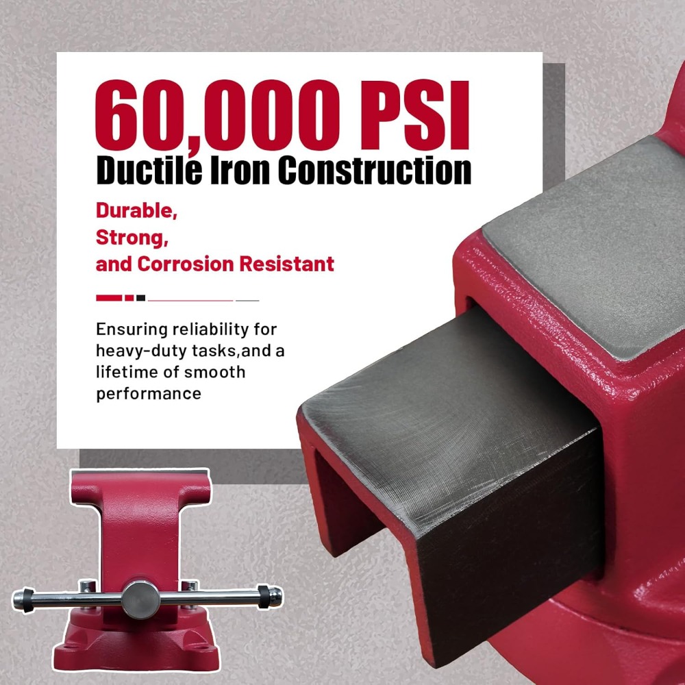 Morsa de Bancada Reforçada com - Bench Vise Swivel avaliação e preço