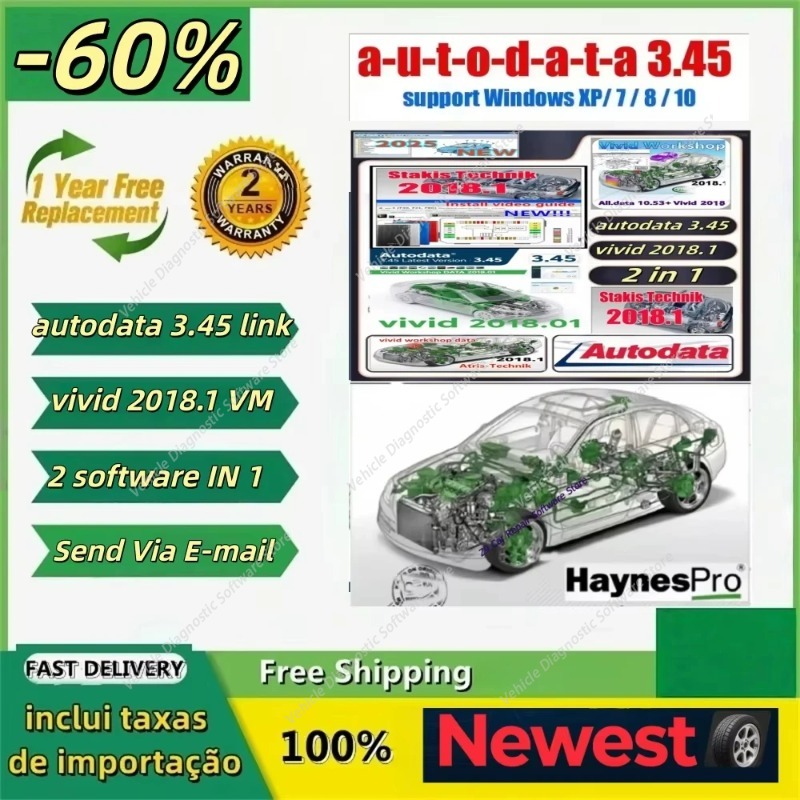Software de Reparo Automotivo  - Car Workshop Tools Kit avaliação e preço