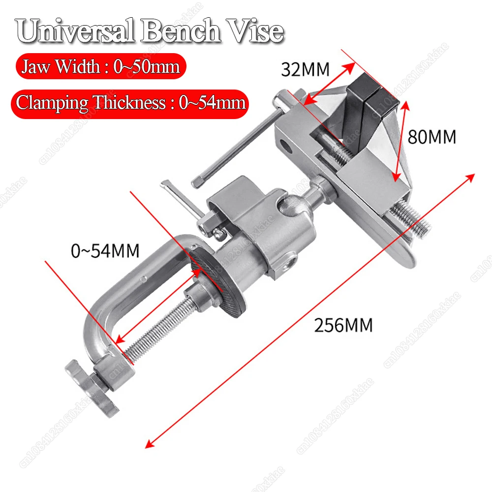 360 °   Mesa giratória torno c - Bench Vise Swivel avaliação e preço